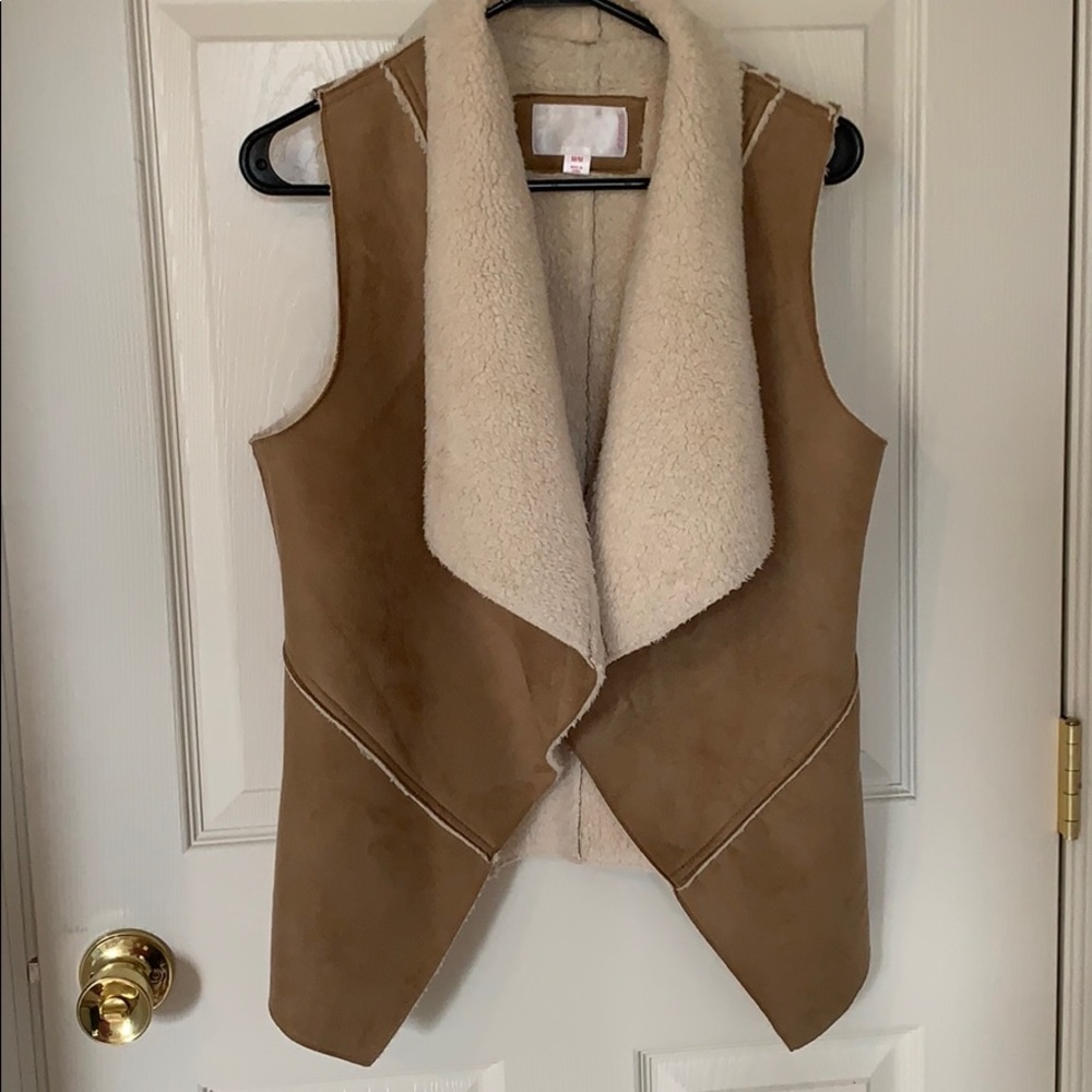 Faux Tanned Leather Vest